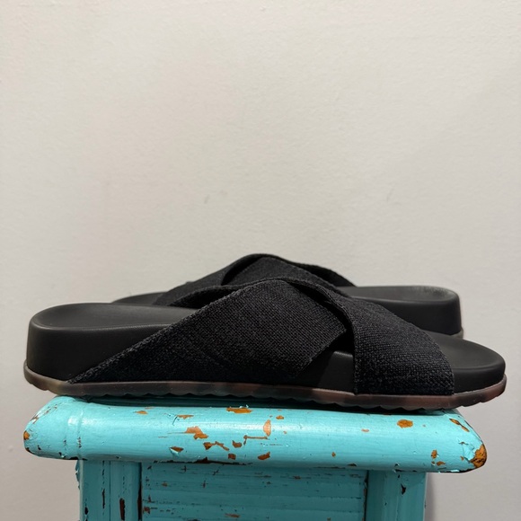 Rothy’s Weekend Slide Sandal Black Size 7.5 - Picture 6 of 11